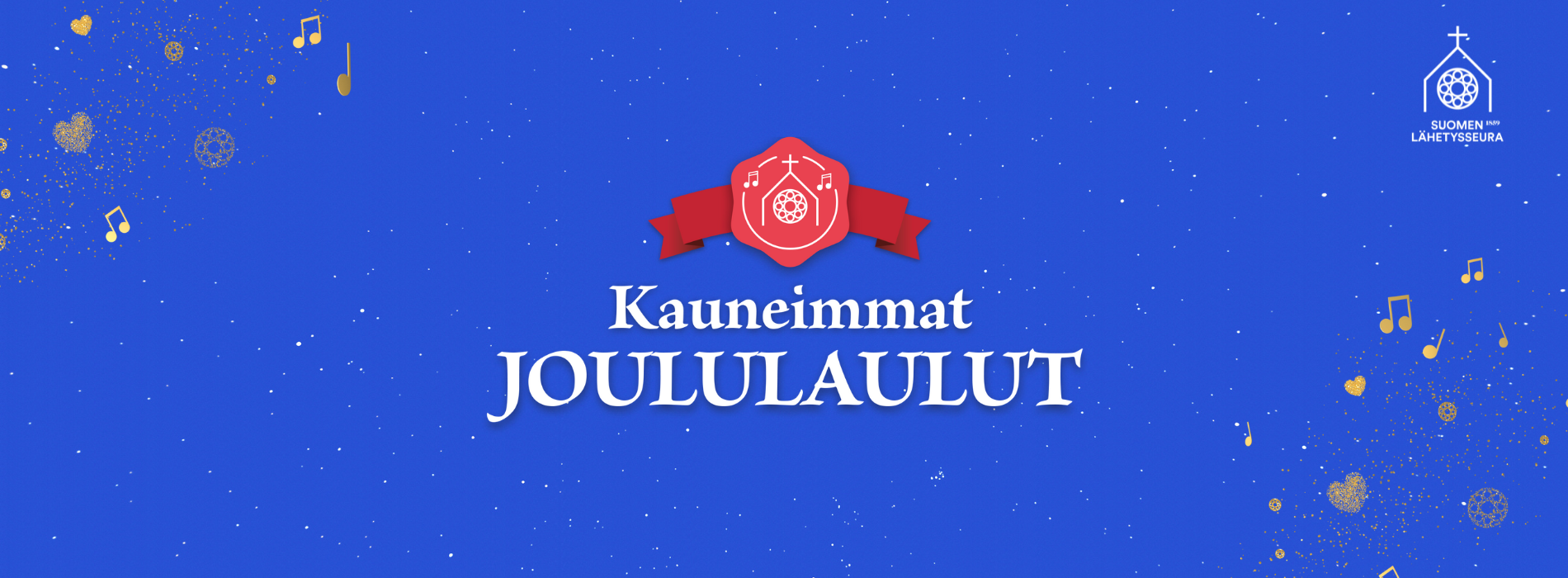Sininen tähtitaivaspohjalla. Teksti: Kauneimmat Joululaulut.