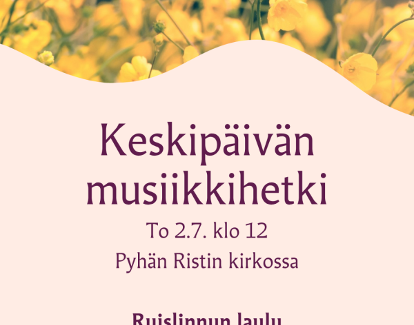 Keskipäivän musiikkihetki 2.7