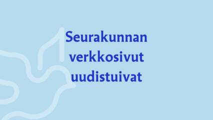 Teksti: seurakunnan verkkosivut uudistuivat