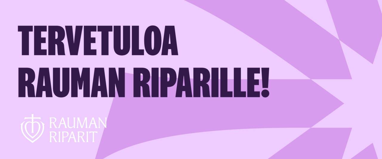 Teksti: tervetuloa Rauman riparille!