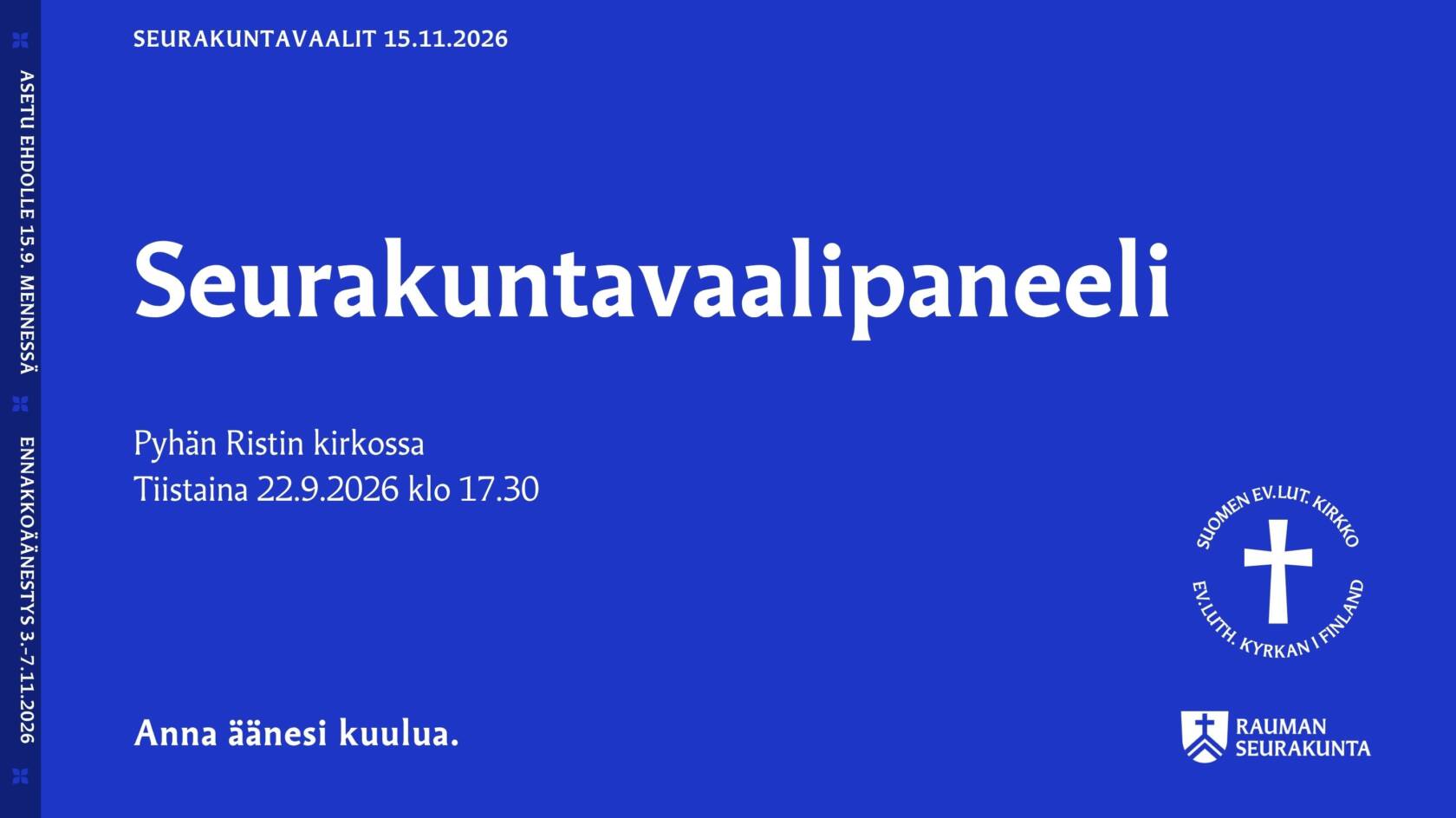 Seurakuntavaalipaneeli